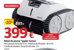 Bauhaus Toeyw - robot de piscina ' spyder genius ' oferta