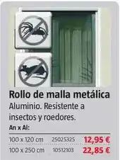 Bauhaus Rollo de malla metalica oferta
