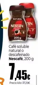 Unide Market Nescafé - café soluble natural o descafeinado oferta