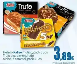 Unide Market Kalise - helado mulato, trufo plus almendrado o biscuit caramel oferta