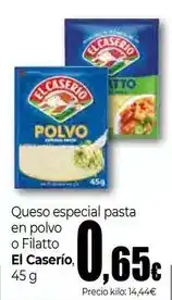 Unide Market El caserío - queso especial pasta en polvo o filatto oferta