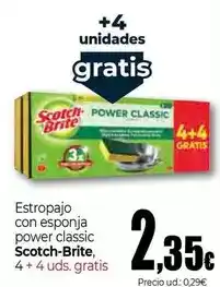 Unide Market Scotch-brite - estropajo con esponja power classic oferta