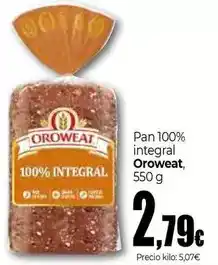 Unide Market Oroweat - pan 100% integral oferta