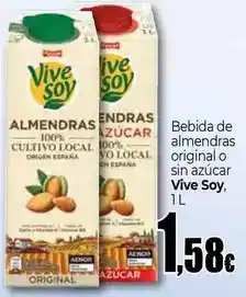 Unide Market Vivesoy - bebida de almendras original o sin azúcar oferta