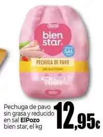 Unide Market Elpozo - pechuga de pavo sin grasa y reducido en sal bien star oferta