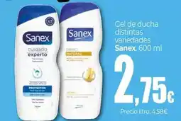Unide Market Sanex - gel de ducha distintas variedades oferta