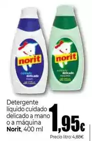 Unide Market Norit - detergente liquido cuidado delicado a mano o a maquina oferta