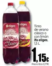 Unide Market Ifa eliges - tinto de verano clasico o con limon oferta