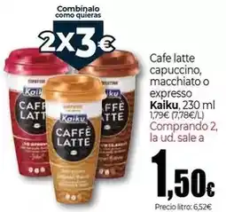 Unide Market Kaiku - cafe latte capuccino, macchiato o expresso oferta