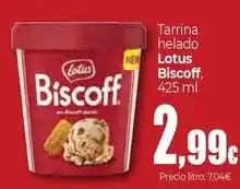 Unide Market Lotus - tarrina helado biscoff oferta