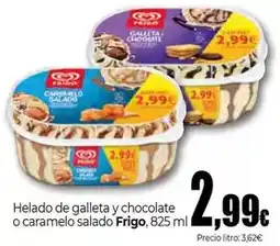 Unide Market Frigo - helado de galleta y chocolate o caramelo salado oferta