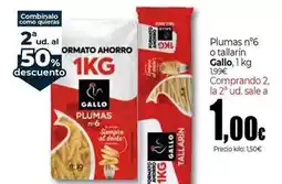 Unide Market Gallo - plumas no6 o tallarin oferta