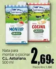 Unide Market Central lechera asturiana - nata para montar o cocinar oferta