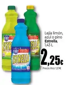 Unide Market Estrella - lejía limón, azul o pino oferta