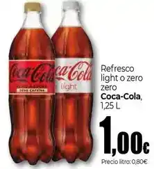 Unide Market Coca-cola - refresco light o zero zero oferta