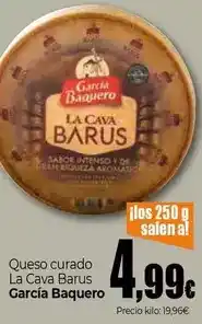 Unide Market García baquero - queso curado la cava barus oferta
