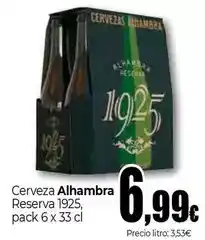 Unide Market Alhambra - cerveza reserva 1925 oferta