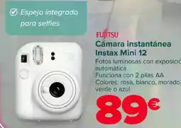 Carrefour FUJITSU Cámara instantánea Instax Mini 12 oferta