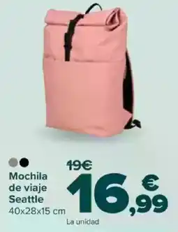Carrefour Mochila de viaje Seattle oferta