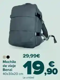 Carrefour Mochila de viaje Benzi oferta