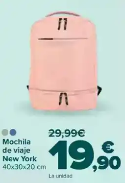 Carrefour Mochila de viaje New York oferta