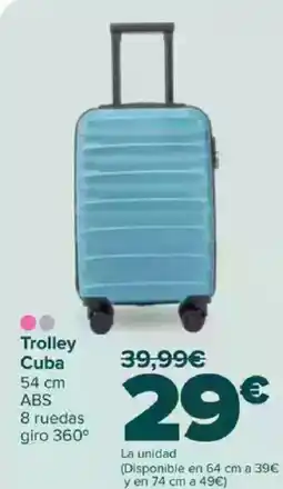 Carrefour Trolley Cuba oferta