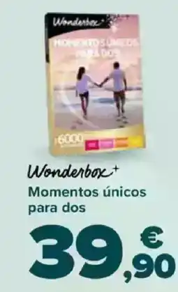Carrefour WONDERBOX Momentos únicos para dos oferta
