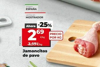 Maxi Dia Jamoncitos de pavo oferta