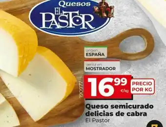 Maxi Dia Queso semicurado delicias de cabra el pastor oferta