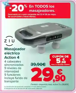 Carrefour Masajeador eléctrico Action 4 oferta
