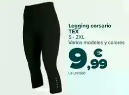 Carrefour TEX Legging corsario oferta