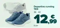 Carrefour TEX Deportivo running oferta