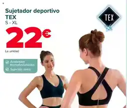 Carrefour TEX Sujetador deportivo oferta