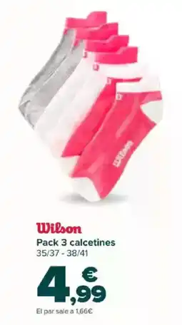 Carrefour WILSON Pack 3 calcetines oferta