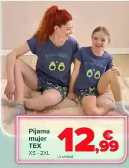 Carrefour TEX Pijama mujer oferta