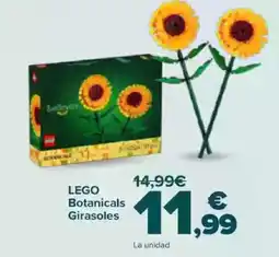 Carrefour LEGO Botanicals Girasoles oferta
