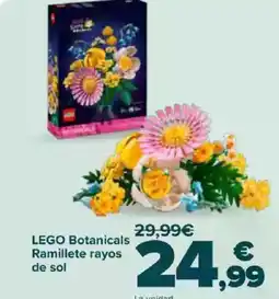Carrefour LEGO Botanicals Ramillete rayos de sol oferta