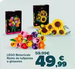 Carrefour LEGO Botanicals Ramo de tulipanes o girasoles oferta