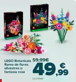 Carrefour LEGO Botanicals Ramo de flores silvestres o fantasía rosa oferta
