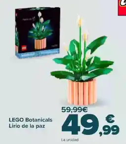Carrefour LEGO Botanicals Lirio de la paz oferta