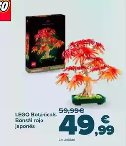 Carrefour LEGO Botanicals Bonsai rojo japonés oferta