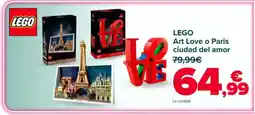 Carrefour LEGO Art Love o Paris ciudad del amor oferta