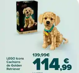 Carrefour LEGO Icons Cachorro de Golden Retriever oferta