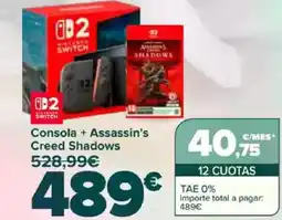 Carrefour Consola + Assassin's Creed Shadows oferta