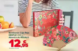Carrefour NESTLÉ Bombones Caja Roja + Abanico oferta