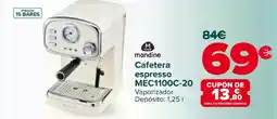Carrefour MANDINECafetera espresso MEC1100C-20 oferta