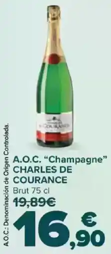 Carrefour CHARLES DE COURANCE A.O.C. "Champagne" oferta
