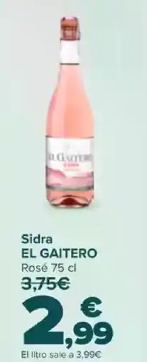 Carrefour EL GAITERO Sidra Rosé oferta