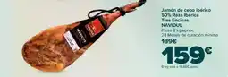 Carrefour NAVIDUL Jamón de cebo ibérico 50% Raza Ibérica Tres Encinas oferta