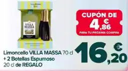 Carrefour VILLA MASSA Limoncello +2 Botellas Espumoso oferta